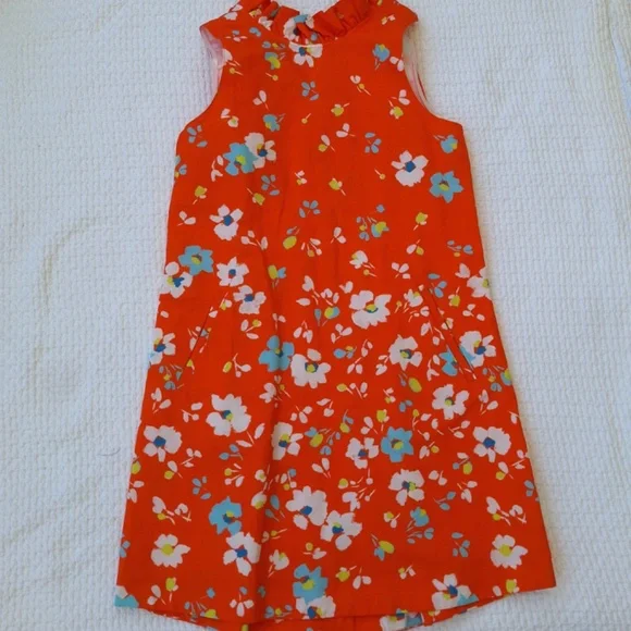 Tyler Boe Stella Dress - Size XS – Orange Floral – Sleeveless - Picture 9 of 15